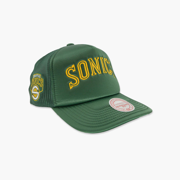 Seattle SuperSonics Satin Trucker Hat