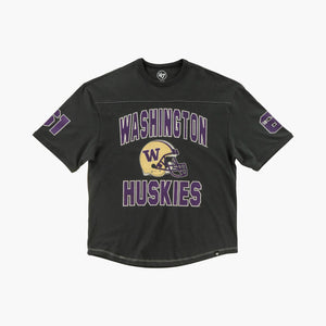 Washington Huskies Flint Black Rush T-Shirt