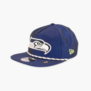 Seattle Seahawks Modern Nylon Navy "Golfer" Snapback