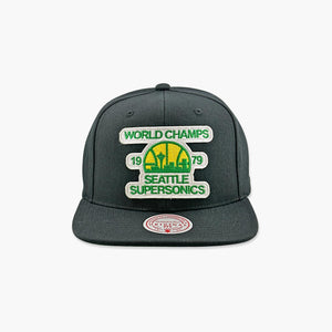 Seattle SuperSonics 1979 NBA Champions Black Snapback