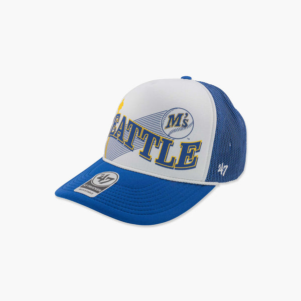 Seattle Mariners Royal Regional Trucker Hat