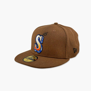 Seattle Mariners Logo Scribble Fitted Hat