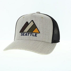 The Peak Heather Tan/Black Seattle Trucker Hat