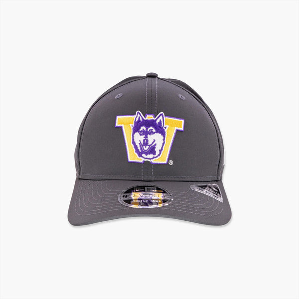 Washington Huskies Classic Throwback Graphite Stretch Snapback