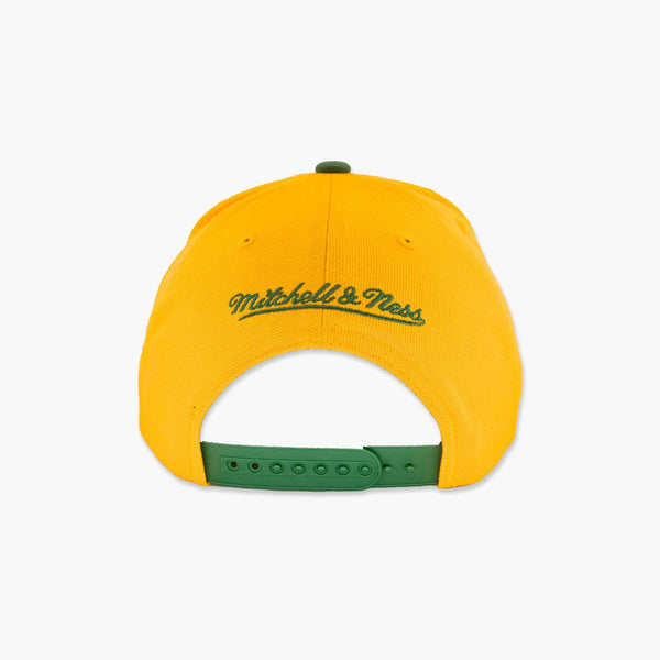 Seattle SuperSonics Specialty Script Yellow Pro Crown Snapback