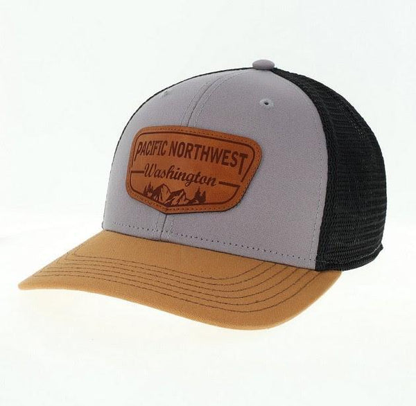 Pikes Peak Grey/Caramel/Black Pacific Northwest Trucker Hat