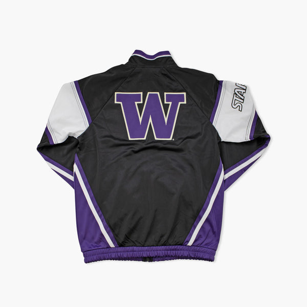 Washington Huskies Starter Black Track Jacket