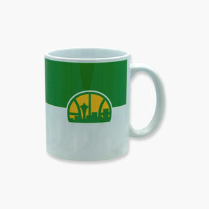 Seattle SuperSonics Skyline 11oz Colorblock Sublimated Mug