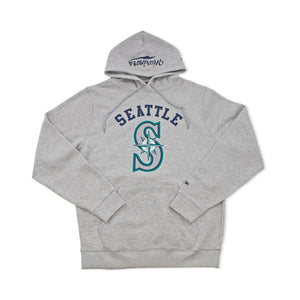 Seattle Mariners Primary Logo Grey Hoodie