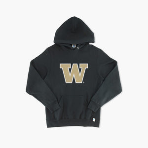 Washington Huskies Black Primary Logo Youth Hoodie