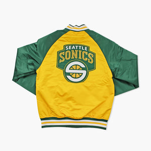 Seattle SuperSonics Double Clutch Lightweight Satin Jacket