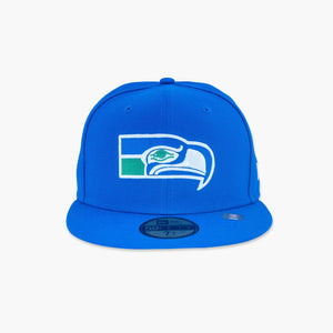 Seattle Seahawks Throwback Royal Fitted Hat