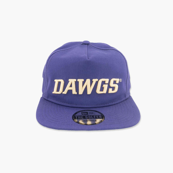 Washington Huskies Dawgs Purple "Golfer" Snapback