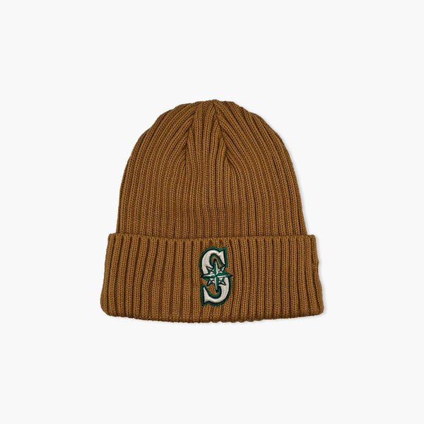 Seattle Mariners Tan Knit Beanie