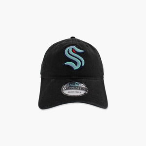 Seattle Kraken Black Adjustable Hat