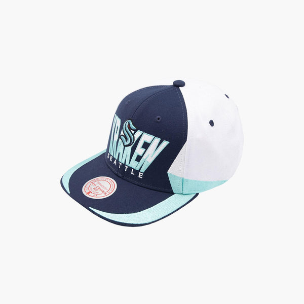 Seattle Kraken Wave Runner Pro Crown Snapback