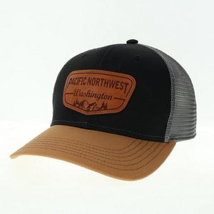 Pikes Peak Black/Caramel/Grey Pacific Northwest Trucker Hat