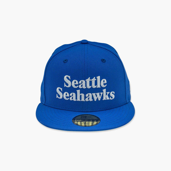 Seattle Seahawks 1980's Sideline Blue Fitted Hat