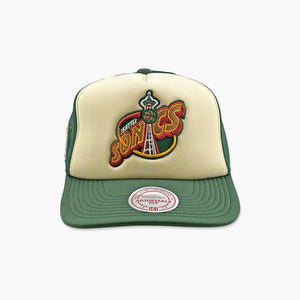 Seattle SuperSonics Off White Trucker Hat