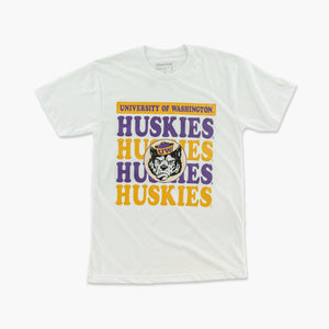 Washington Huskies Repeating Name Sailor Dawg T-Shirt