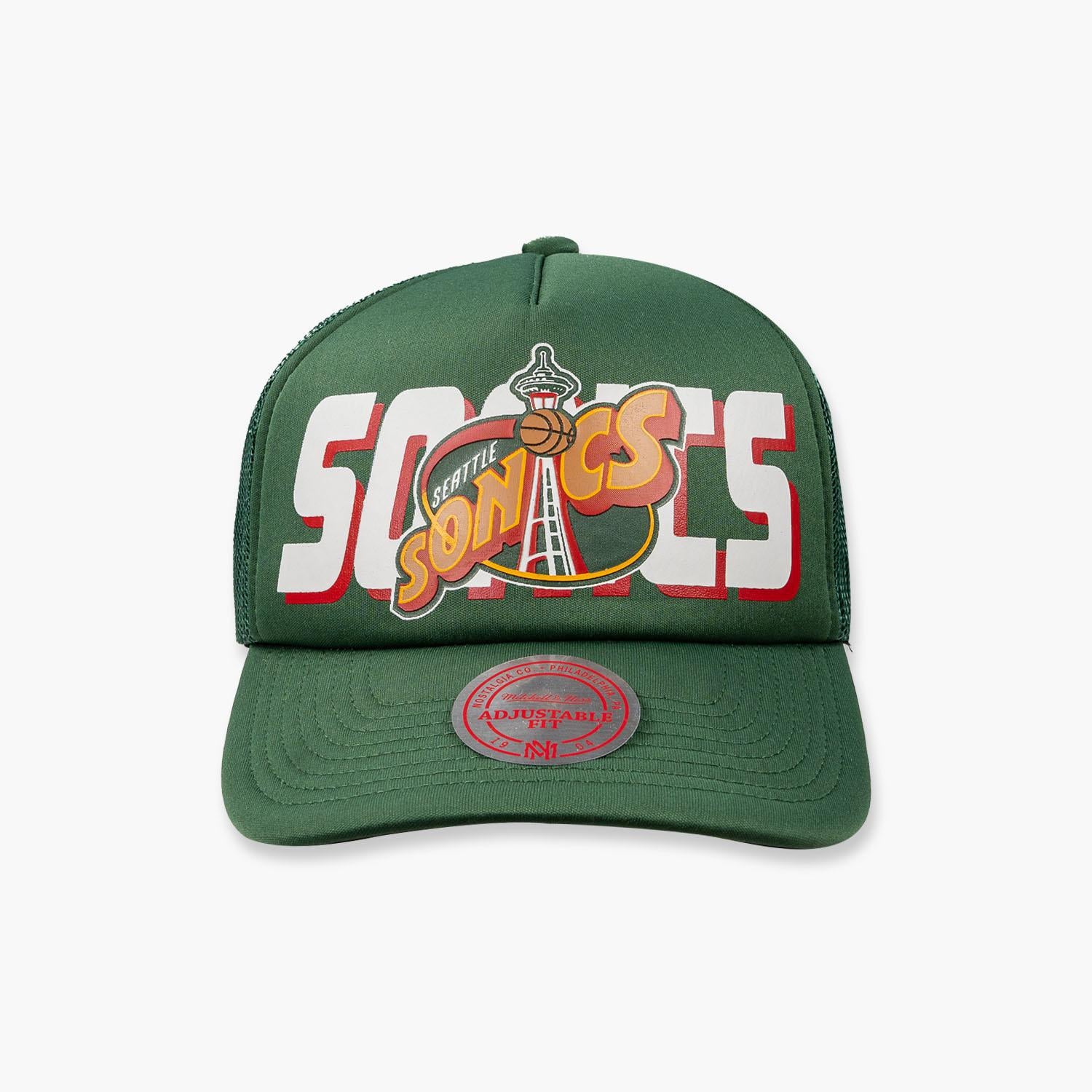 Seattle SuperSonics Skyline Pastel Foam Trucker Hat – Simply Seattle