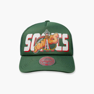 Seattle SuperSonics Jersey Hook Foam Trucker Hat