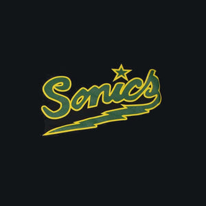 Seattle SuperSonics Green Skyline Logo Premium T-Shirt – Simply