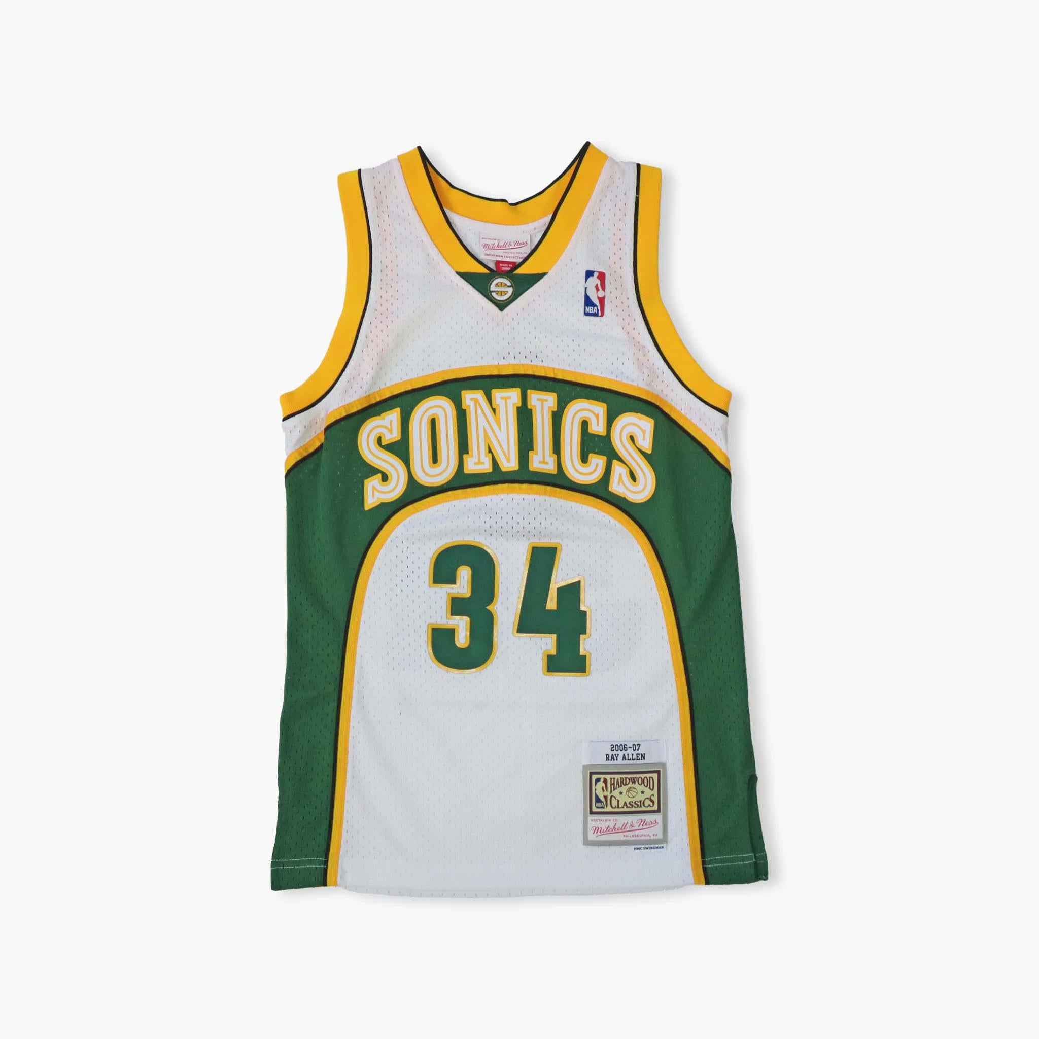 Adidas NBA Men's Seattle Supersonics Blank Basketball Jersey, White –  Fanletic