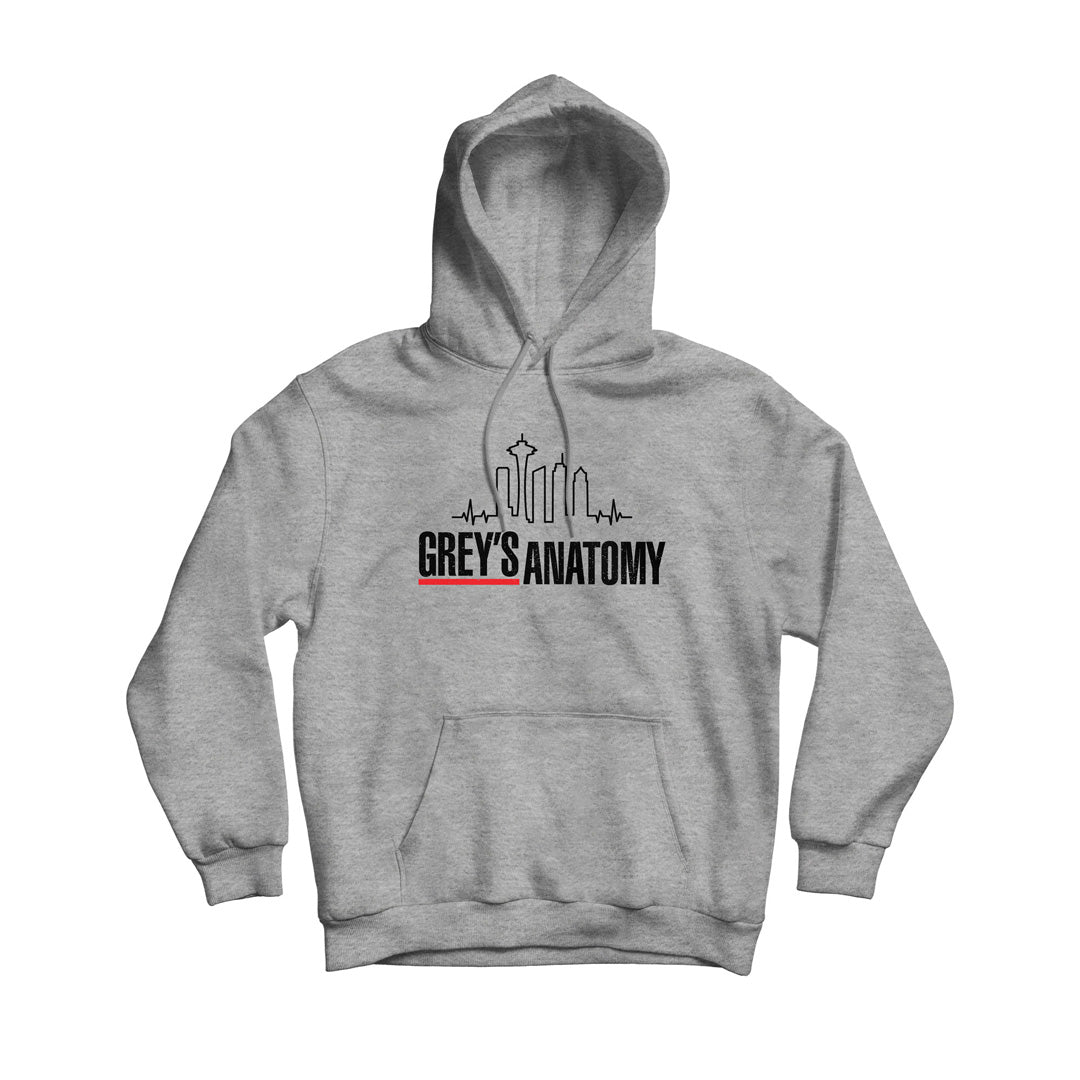 Heather Hoodie Grey\'s Skyline Anatomy Grey – Seattle Simply