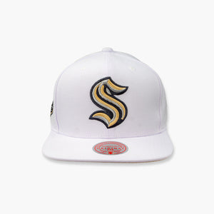 Seattle Kraken 3-Stripe Seafoam Adjustable Hat