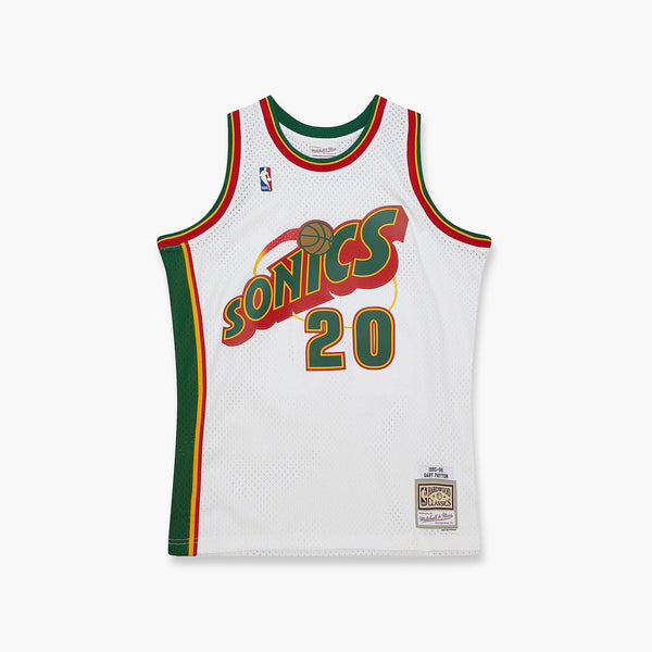 Seattle SuperSonics Gary Payton 1996 White Swingman Jersey – Simply Seattle