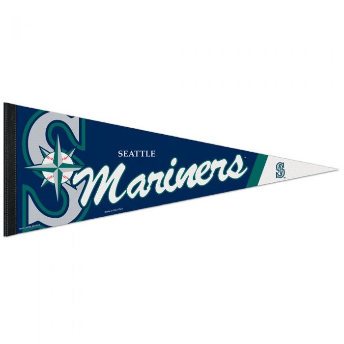 Vintage Seattle Mariners Felt Flag Pennant 