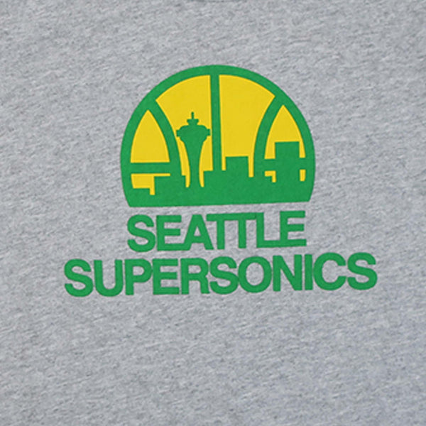 Seattle Supersonics Grey Skyline Youth T-Shirt