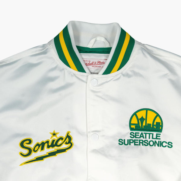 Mitchell & Ness NBA Seattle Supersonics lightweight satin jacket