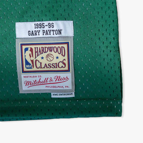 Gary Payton Seattle Supersonics Hardwood Classics Throwback NBA Swingman  Jersey