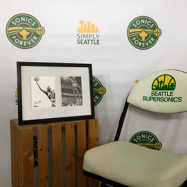 AUTOGRAPHED & FRAMED PRINTS - Gary Payton + Shawn Kemp by Keegan Hall –  Simply Seattle
